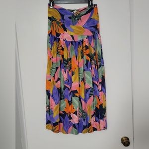 Abel the Label maxi skirt M NWOT  Lightweight Vibrant colors